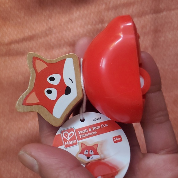HAPE Red Fox Push & Run Fox Wooden Toy From Germany - Picture 4 of 7